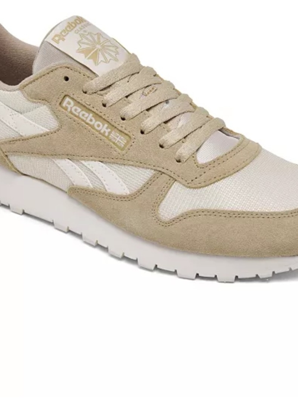 Reebok Men's Classic Leather Casual Sneakers Size 8.5 Oat Chalk
